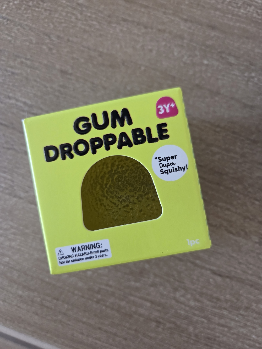J'adore Gum Drop Squishy -yellow